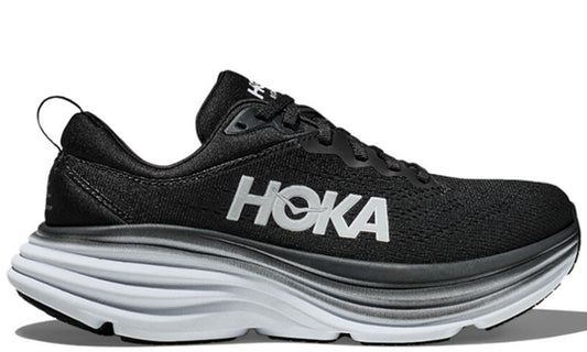 HOKA Bondi 8 - Black/ White