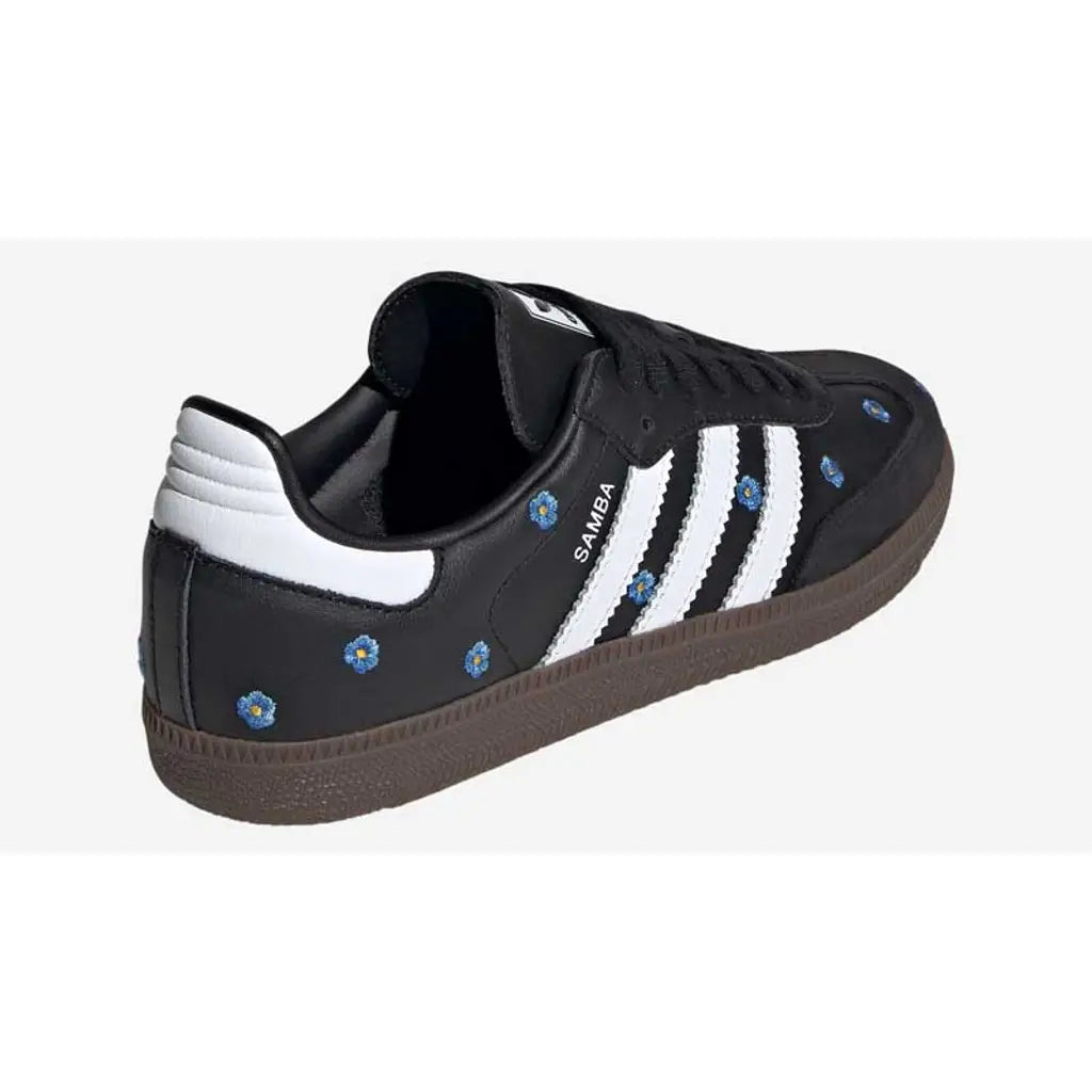 Samba OG - Embroidered Floral Black