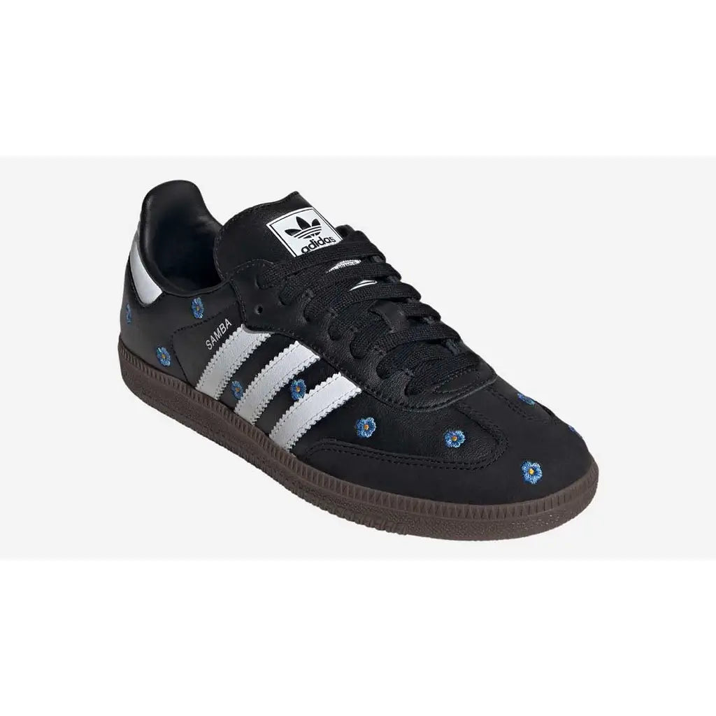 Samba OG - Embroidered Floral Black