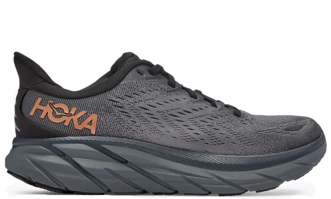 HOKA Clifton 8 - Anthracite / Copper