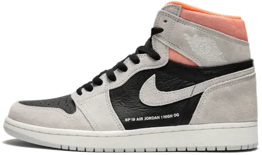 Air Jordan 1 - Grey Hyper Crimson