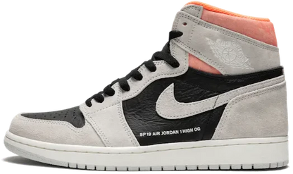 Air Jordan 1 - Grey Hyper Crimson