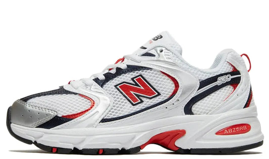 New Balance 530 - White Red Silver