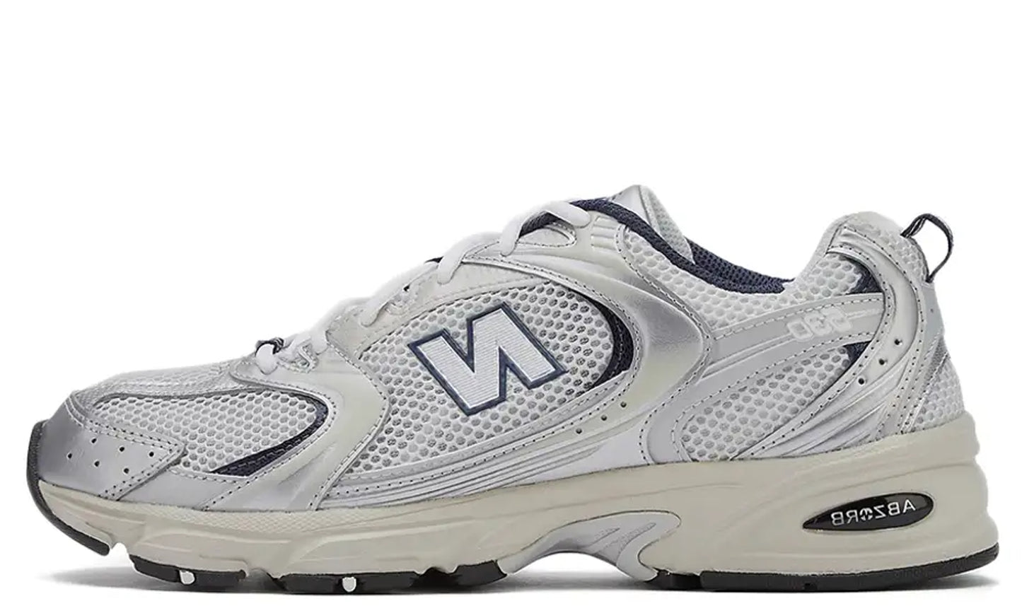 New Balance 530 - White Silver Navy