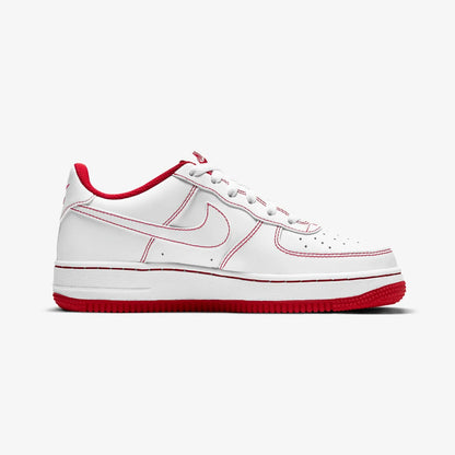 Air Force 1 -  Contrast Stitch White/University Red