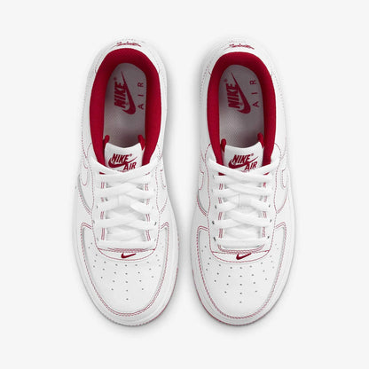 Air Force 1 -  Contrast Stitch White/University Red