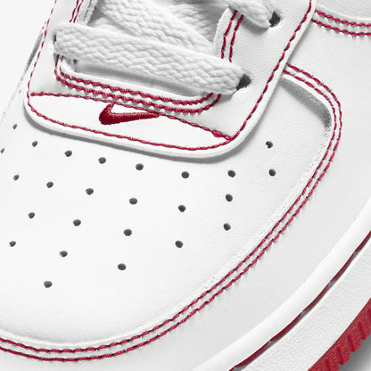 Air Force 1 -  Contrast Stitch White/University Red