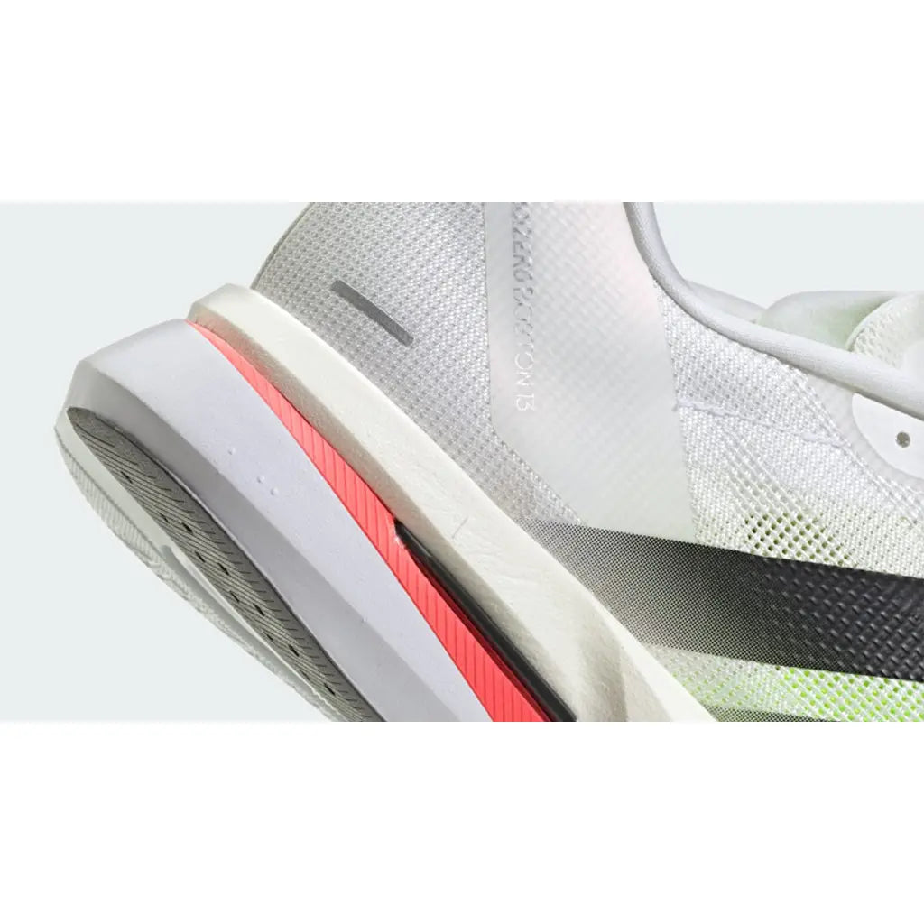Adizero Boston 13 - Cloud White Black Red